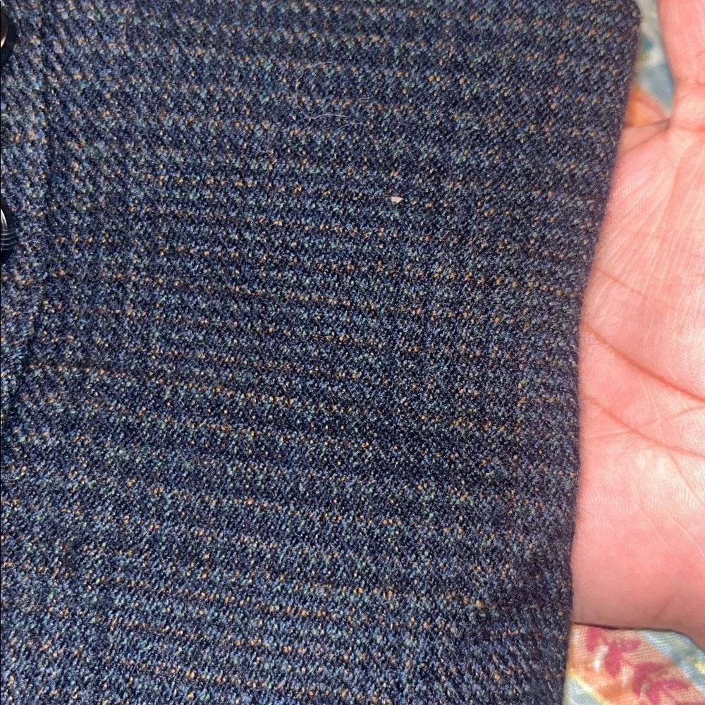 Banana Republic Blazer Coat Mens 46R 97% Wool Blend Blue